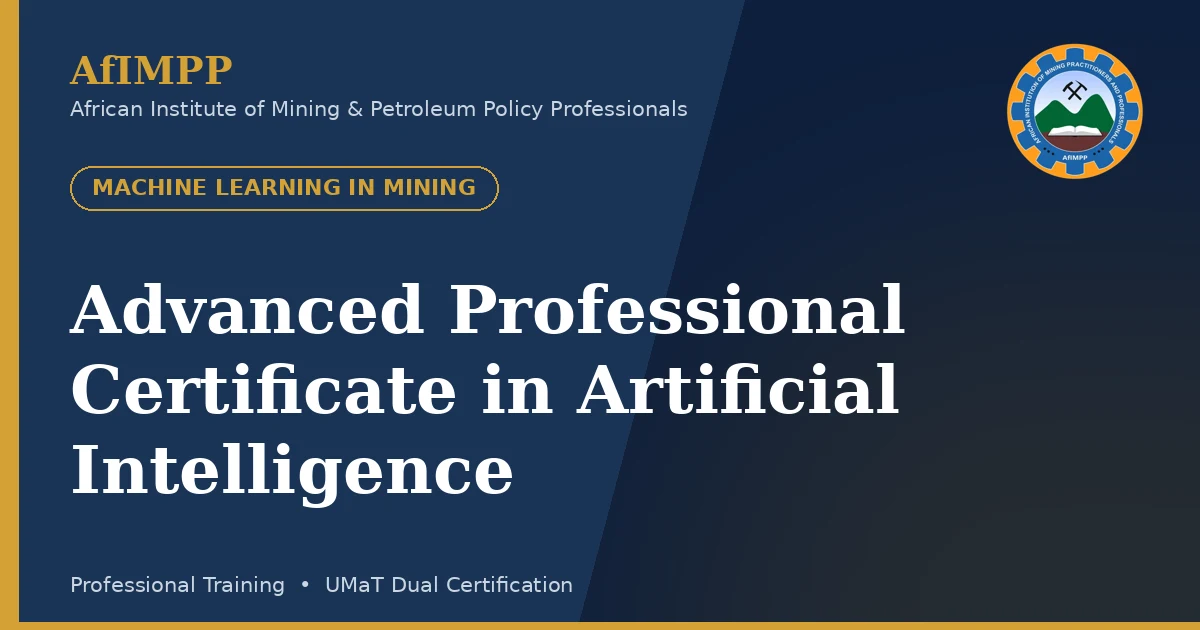 Advanced Professional Certificate in Artificial Intelligence