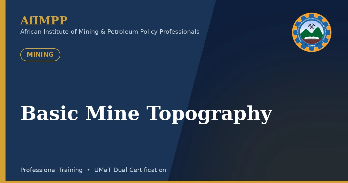 Basic Mine Topography