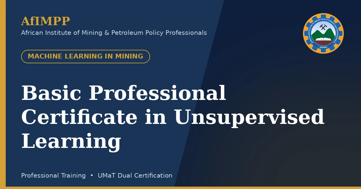 Basic Professional Certificate in Unsupervised Learning