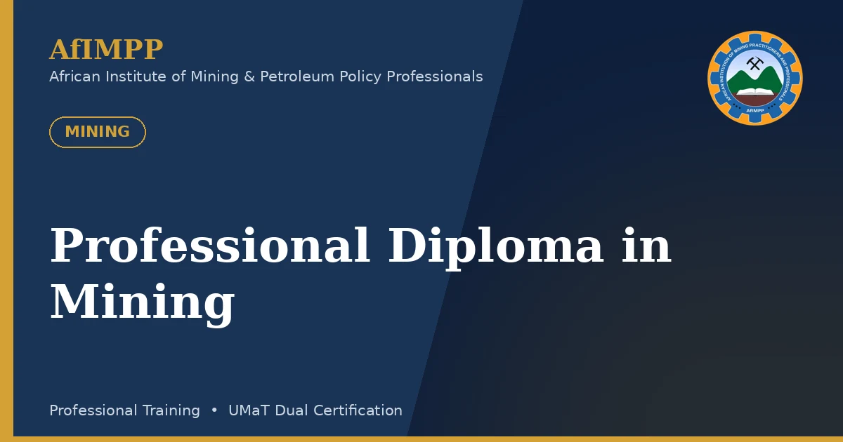 Professional Diploma in Mining